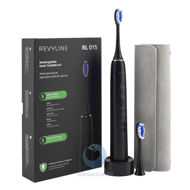 Звуковая зубная щетка Revyline RL015 в черном дизайне. Дагестан