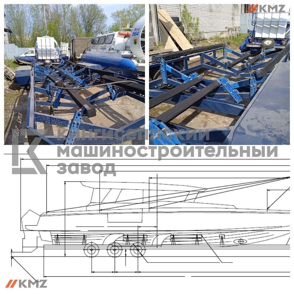 Производство портовых телег для водной техники.. Астраханская обл.