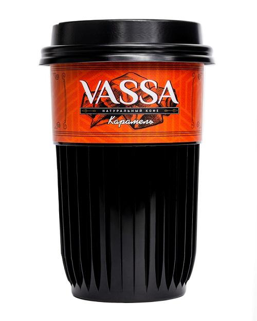 Кофе молотый VASSA в стакане с натуральным сиропом Карамель .. Москва