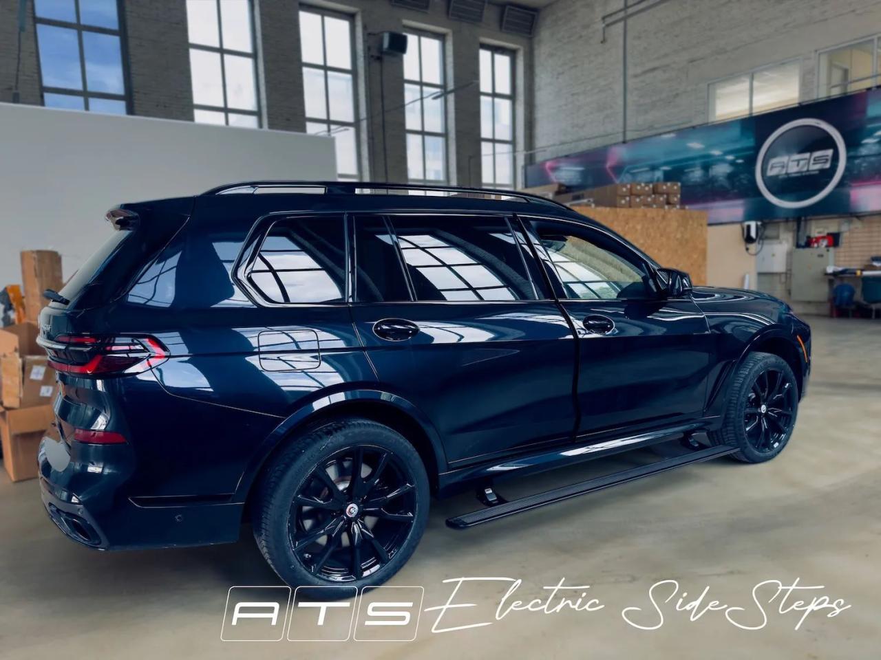 Электрические выдвижные пороги ATS bmw X7. Москва
