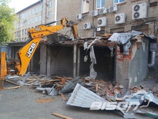 Демонтаж зданий. Москва