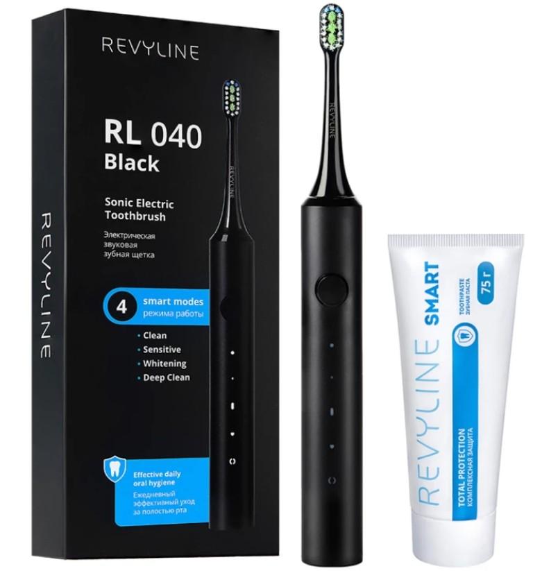 Звуковая щетка для зубов Revyline RL 040 Black и зубная паста. Ставропольский край
