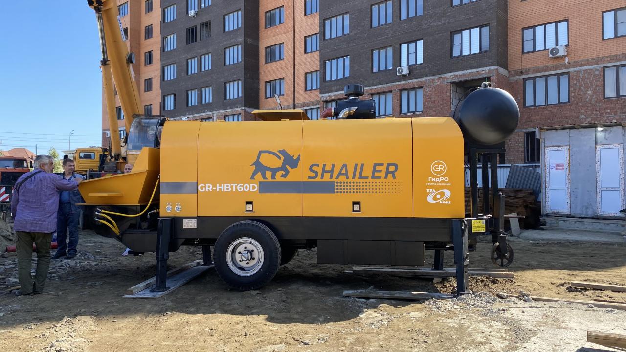 Бетононасосы стационарные SHAILER GR-60D, GR-80D, GR-100D-23. Москва