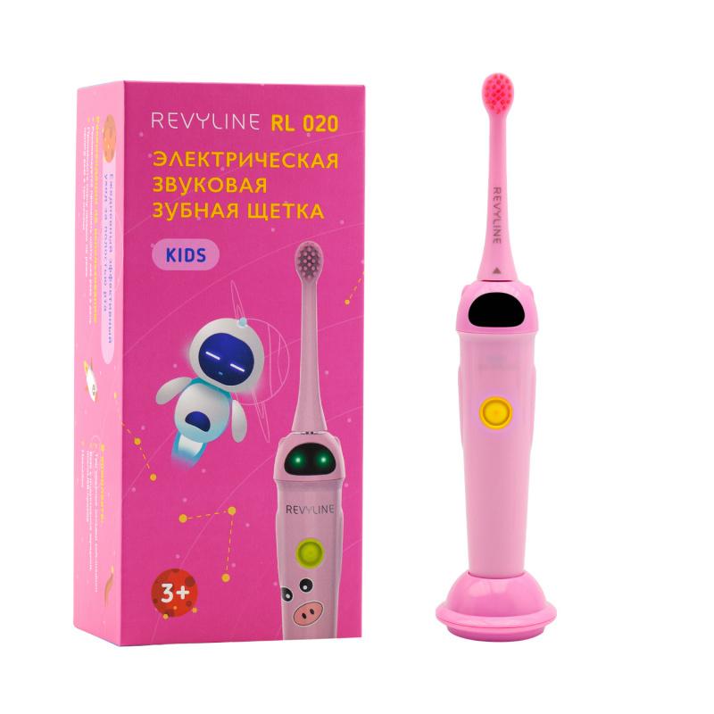 Звуковая зубная щетка для детей Revyline RL 020 Kids в розовом цвете. Кемеровская обл.