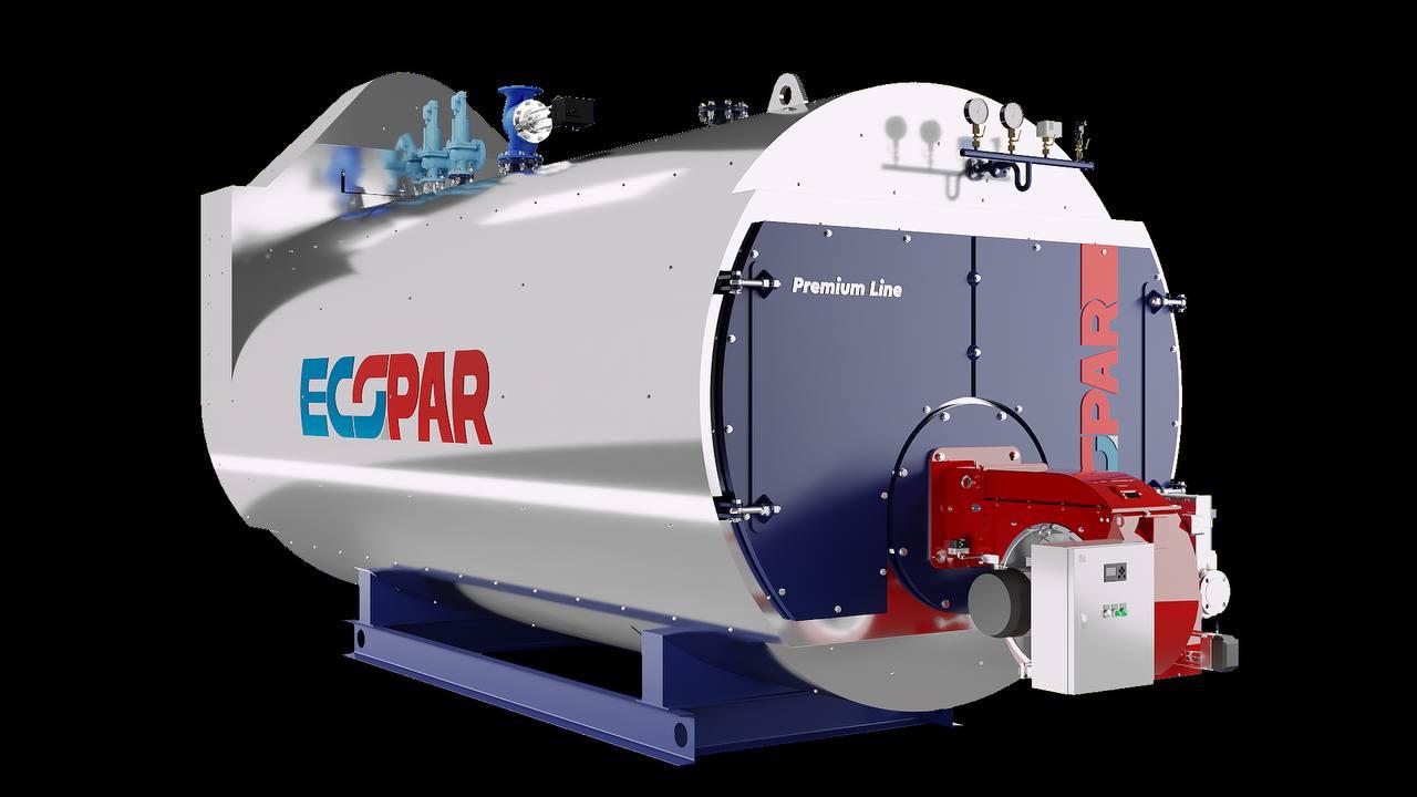 Промышленный жаротрубный паровой котел высокого давления ECO-PAR