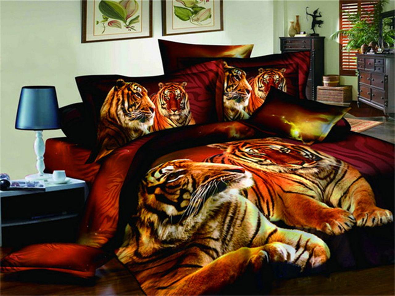 Комплект постельного белья Амурский тигр