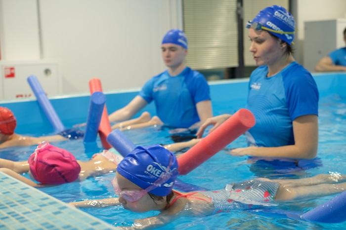 Бесплатное занятие плаванием в детской школе плавания Океаника. Москва
