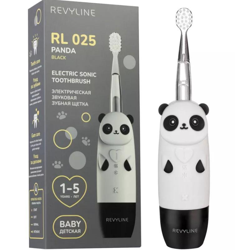 Звуковая щетка для ребенка RL025 Panda Black от Revyline. Краснодарский край