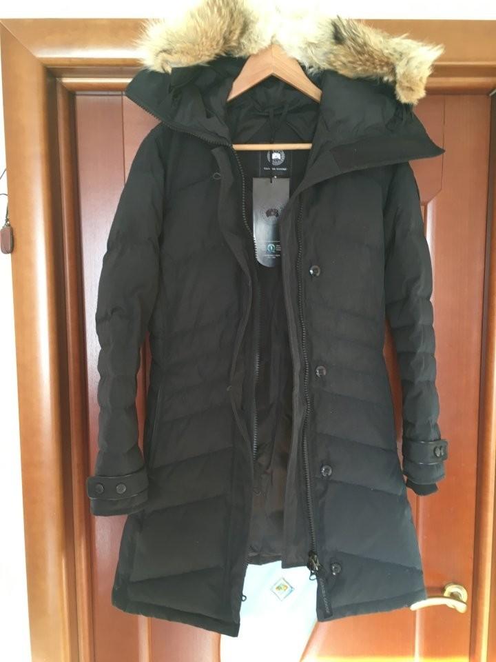 Куртка пуховик новый canada goose 46 м женская парка черная копия люкс. Москва