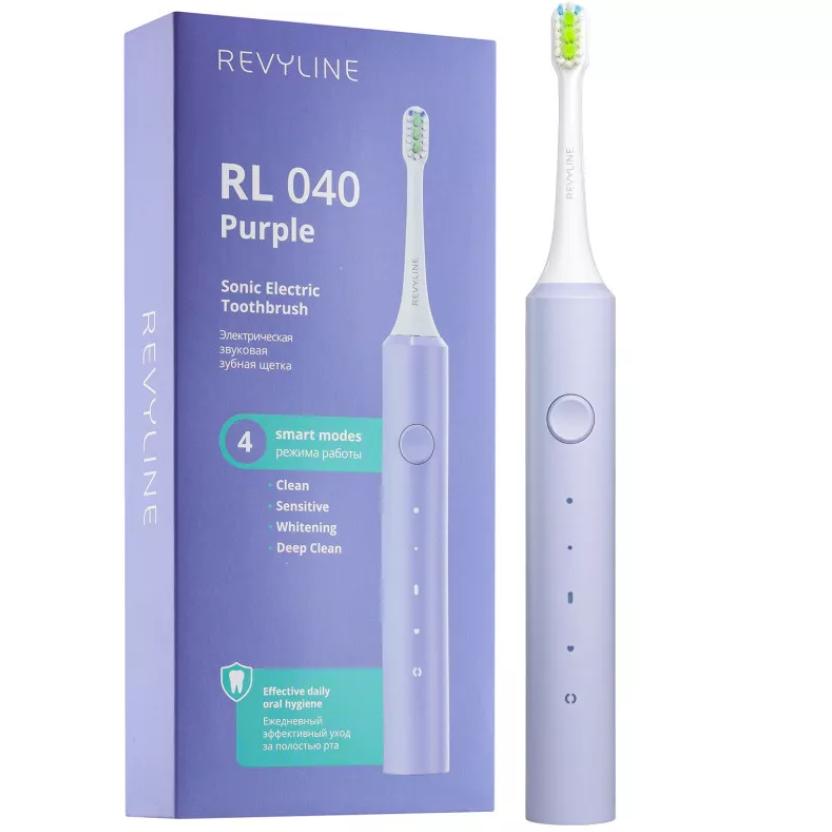 Звуковая зубная щетка Revyline RL040 в фиолетовом дизайне. Саратовская обл.