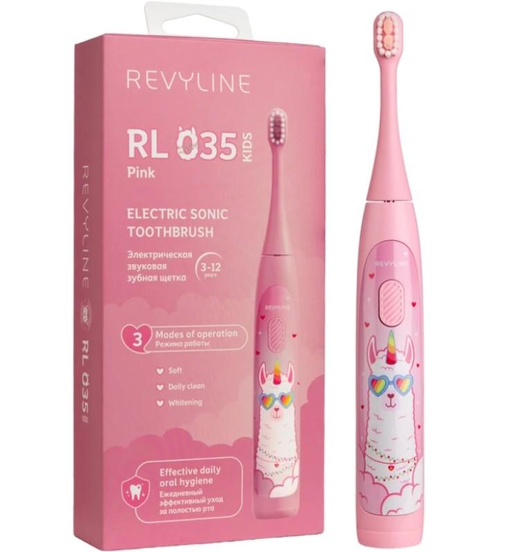Звуковая щетка Revyline RL 035 Kids, розовый дизайн. Самарская обл.